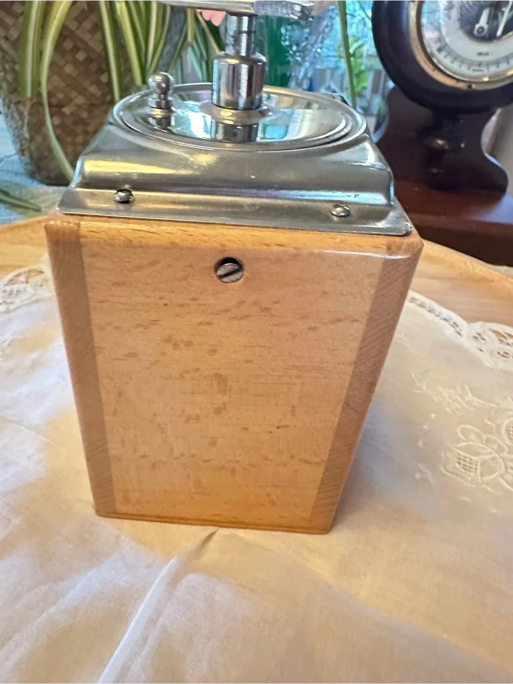 Vintage Zassenhaus Mokka German Coffee Grinder Beechwood Manual Mill